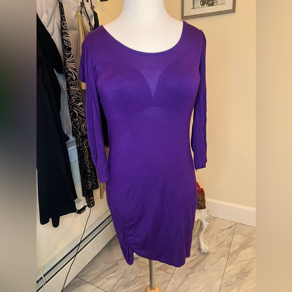 Sheer mini dress